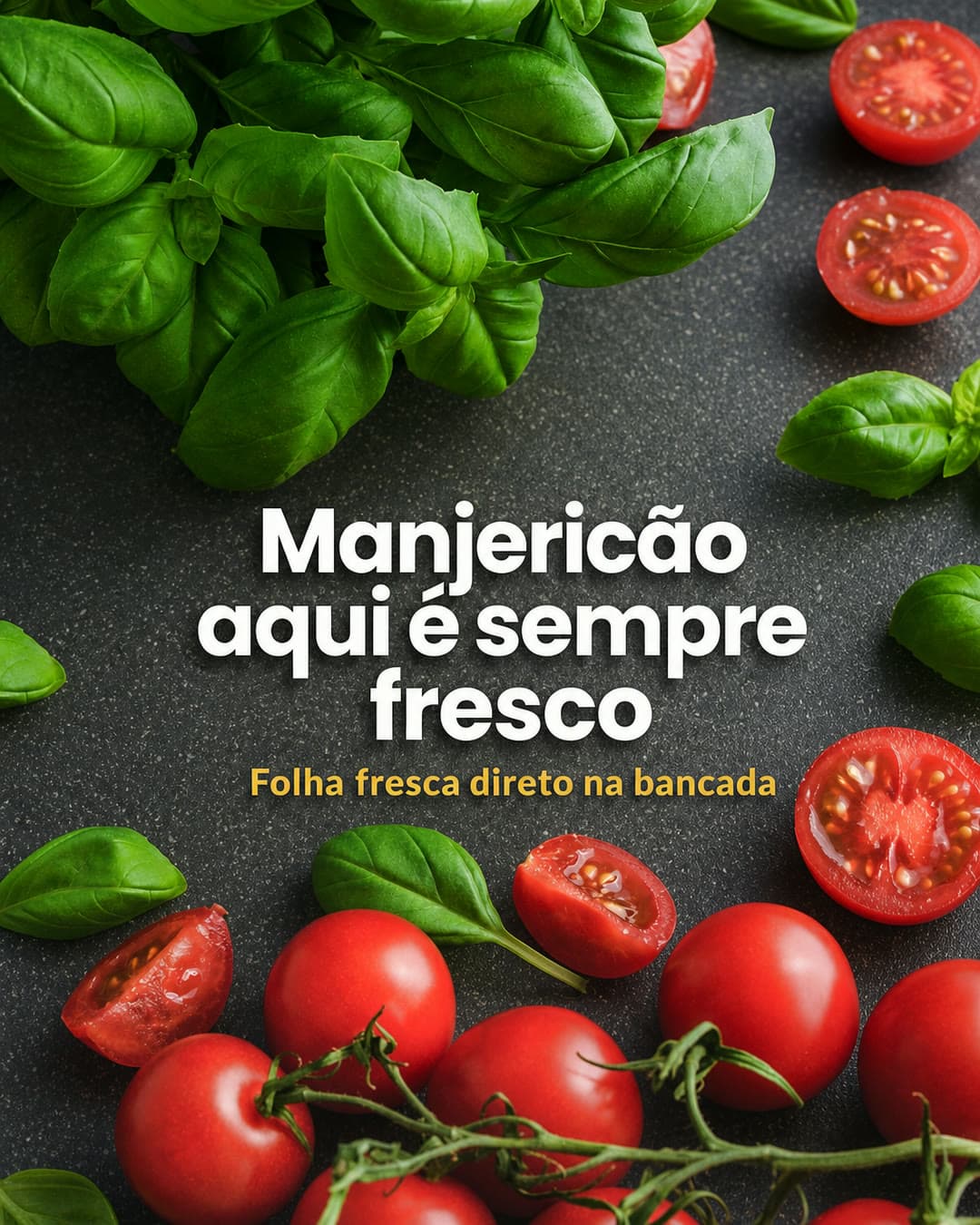 Stories: Manjericão aqui é sempre fresco